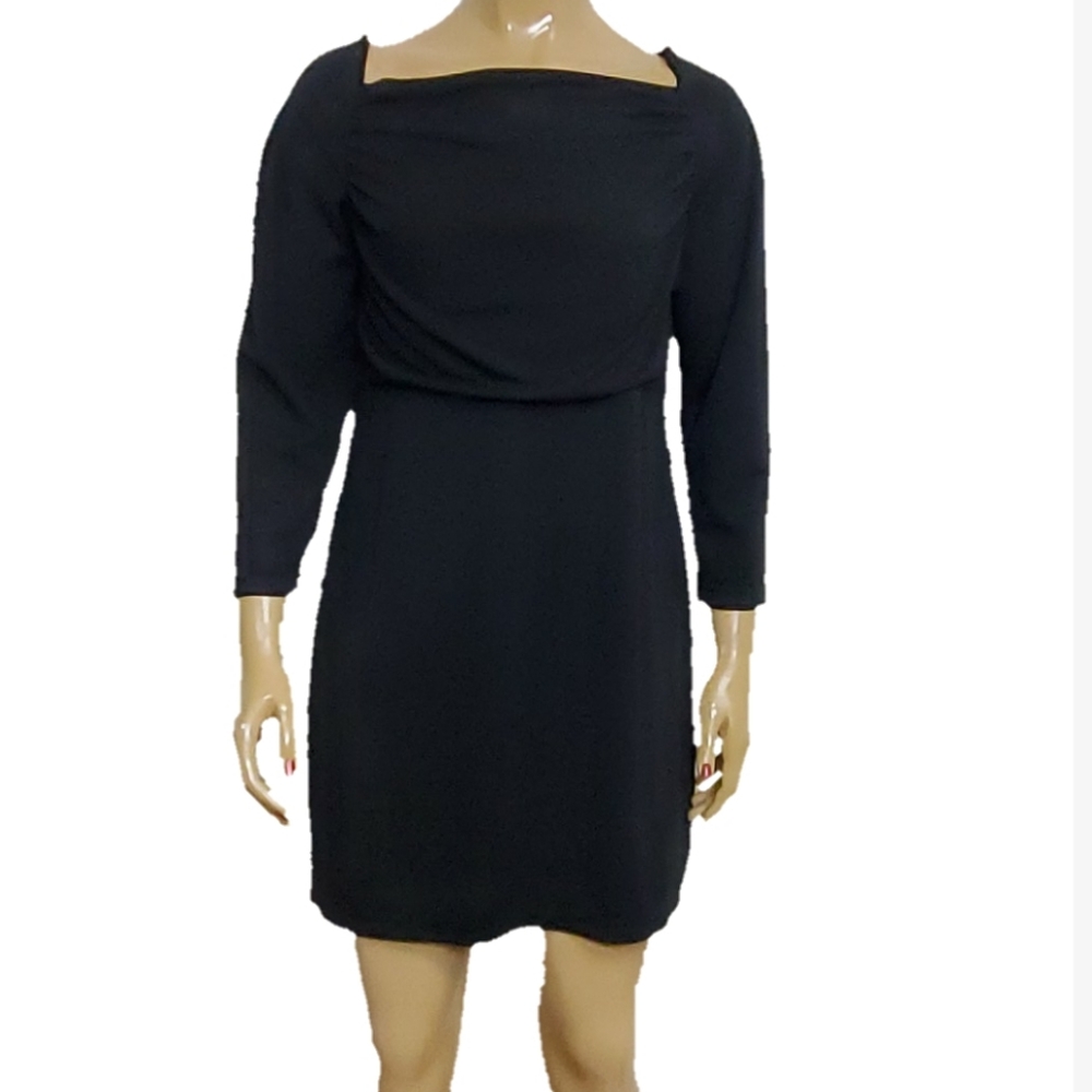 APART Impressions Long Sleeve Square Neck Mini